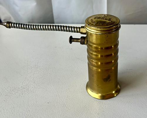 Eagle brass oil can - eagle,