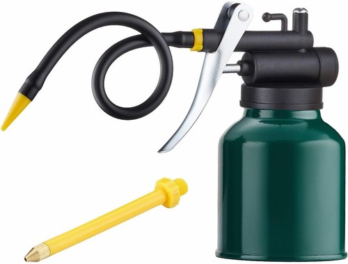 Oil can pump oiler - pump, can-8oz