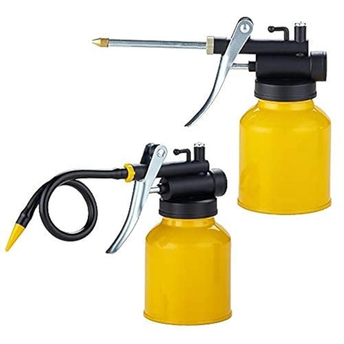 Hand pump oiler - pump, can