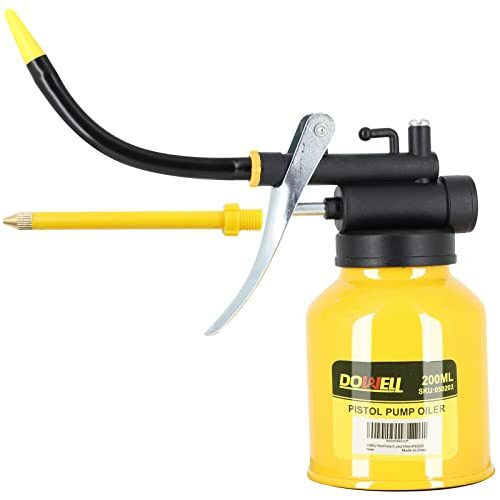 Pistol pump oiler - oiler, metal