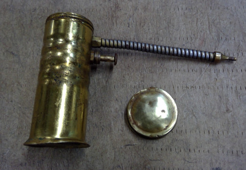 Vintage finger pump brass - vintage,